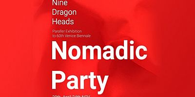 Bedri Baykam ve Denizhan Özer, Uluslararası sanatçı kolektifi Nine Dragon Heads'in üyeleri olarak Nomadic Party sergisinde / 19 Nisan - 24 Kasım 2024 Venedik Spazio Punch